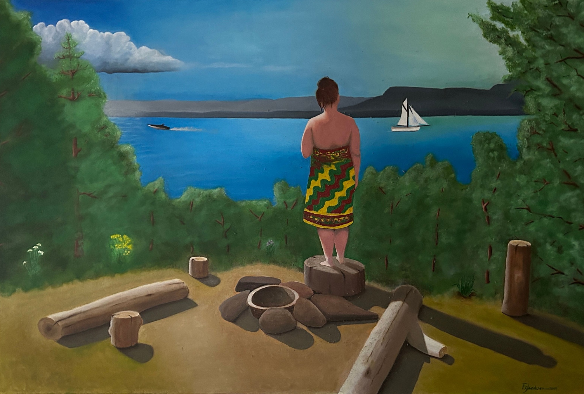 Painting 1 by Frode Sten Jacobsen